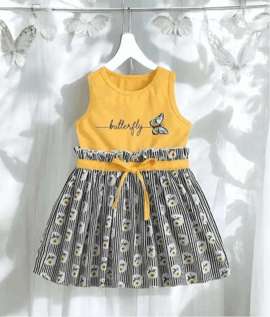 Baby & Toddler Girls Butterfly Dress - Casual & Party Ready